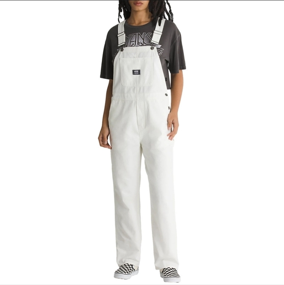 Vans Groundwork White Overalls Large - Picture 1 of 6